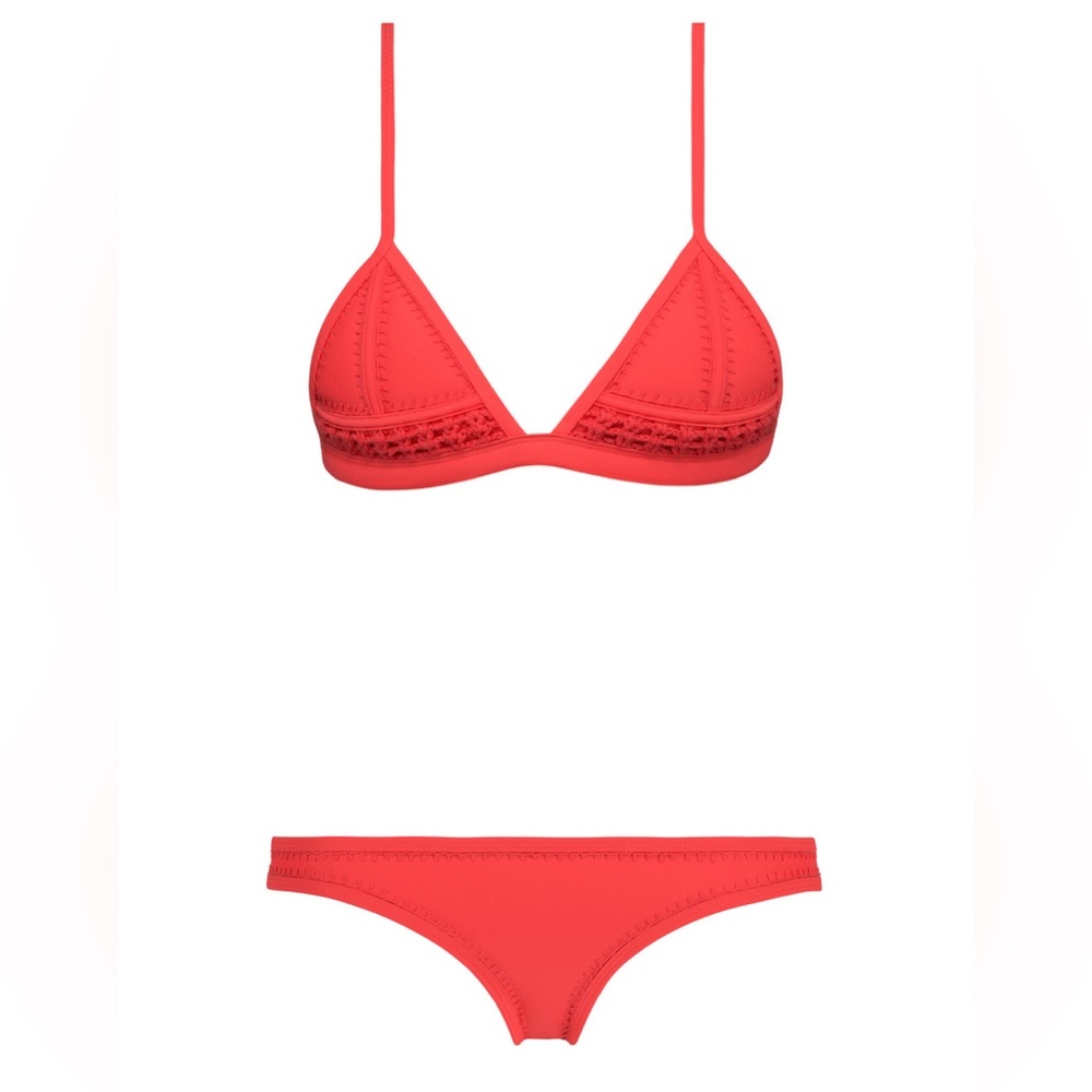 Triangl Gigi Bikini Top Red Size Small